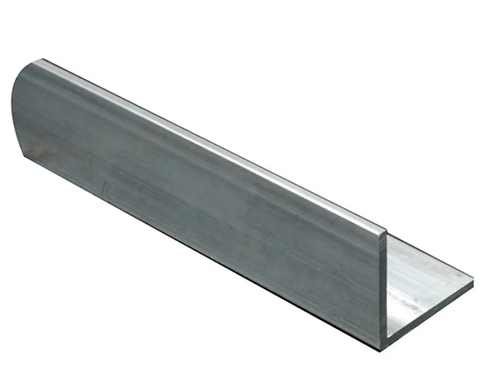Cornière égale aluminium brut 10 x 10 mm, 2 m