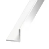 CQFD Cornière égale aluminium laqué blanc 25 x 25 mm, 2 m