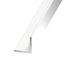 CQFD Cornière-Cornière égale aluminium laqué blanc 30 x 30 mm, 1 m