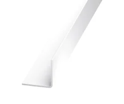 Cornière-Cornière égale PVC blanc 20 x 20 mm. Longueur 2 m