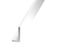 CQFD Cornière inégale aluminium laqué blanc 30 x 20 mm, 1 m