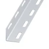 CQFD Cornière-Cornière perforée acier galvanisé 27 x 27 mm, 2 m