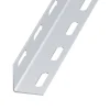 CQFD Cornière-Cornière perforée fer 20 x 20 mm Ep. 1 mm, 2 m