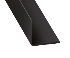 CQFD Cornière-Cornière PVC anthracite 10 x 10mm, L. 2,6 m