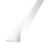 Cornière PVC blanc 10 x 10 cm, 2,5 m