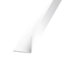 CQFD Cornière-Cornière PVC blanc 10 x 10 mm, 2,5 m