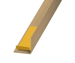 CQFD Cornière-Cornière PVC chêne auto-adhésive 20 x 20 mm, 1.30 m