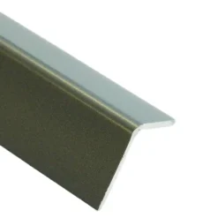 Cornière-Cornière PVC gris titane 20 x 20 mm, 2 m