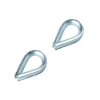Diall Accessoire De Corde, Câble Et Chaîne-Cosse-coeur pour câble Ø. 4 mm vendue par 2