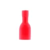 Zenitech Fixation Et Raccordement Du Câble-10 cosses clips femelles isolés diamètre 6,3mm - Rouge -