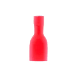 Zenitech Fixation Et Raccordement Du Câble-10 cosses clips femelles isolés diamètre 6,3mm - Rouge -