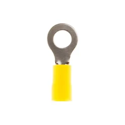 Zenitech Fixation Et Raccordement Du Câble-10 cosses rondes diamètre 6mm - Jaune -