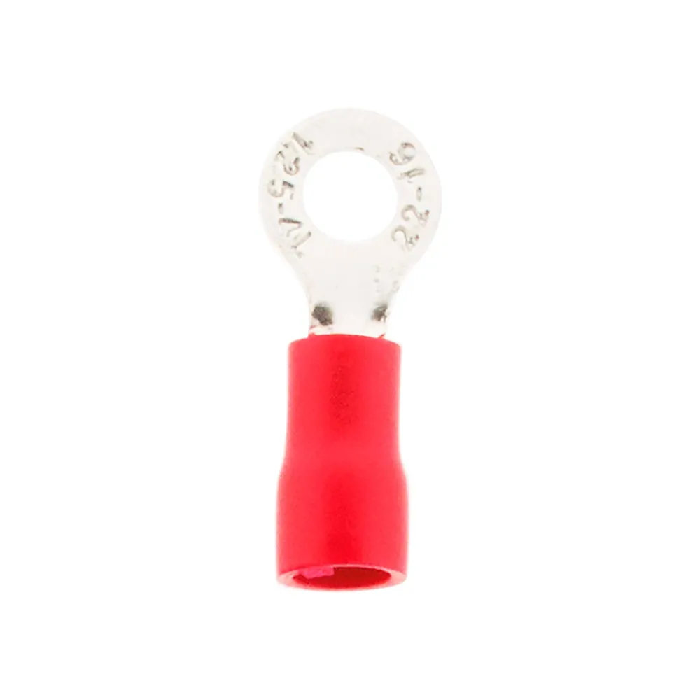 Zenitech 10 cosses rondes diamètre 5mm - Rouge -