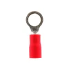 Zenitech Fixation Et Raccordement Du Câble-10 cosses rondes diamètre 4mm - Rouge -