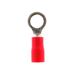 Zenitech Fixation Et Raccordement Du Câble-10 cosses rondes diamètre 4mm - Rouge -