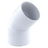Fitt Coude pvc femelle femelle blanc 45° ø40 mm