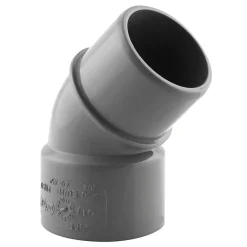 Fitt Coude pvc mâle femelle 45° ø40 mm