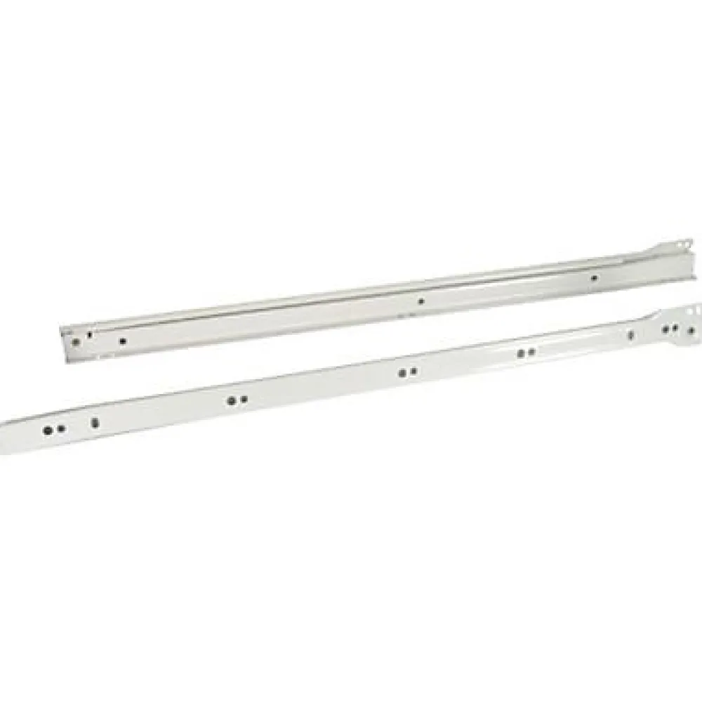 Compas, Coulisse Et Coulisseau-Coulisse galets Diall blanc L.550 x ép.1 mm