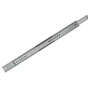2 coulisses billes latérales Diall acier zingué L.379 x h.17 mm