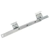 Compas, Coulisse Et Coulisseau-2 coulisses galet pour tablette sous clavier Diall acier L.350 x h.80 mm
