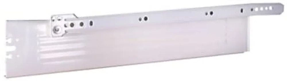 2 coulisses galet pour tiroir Diall beige L.450 mm