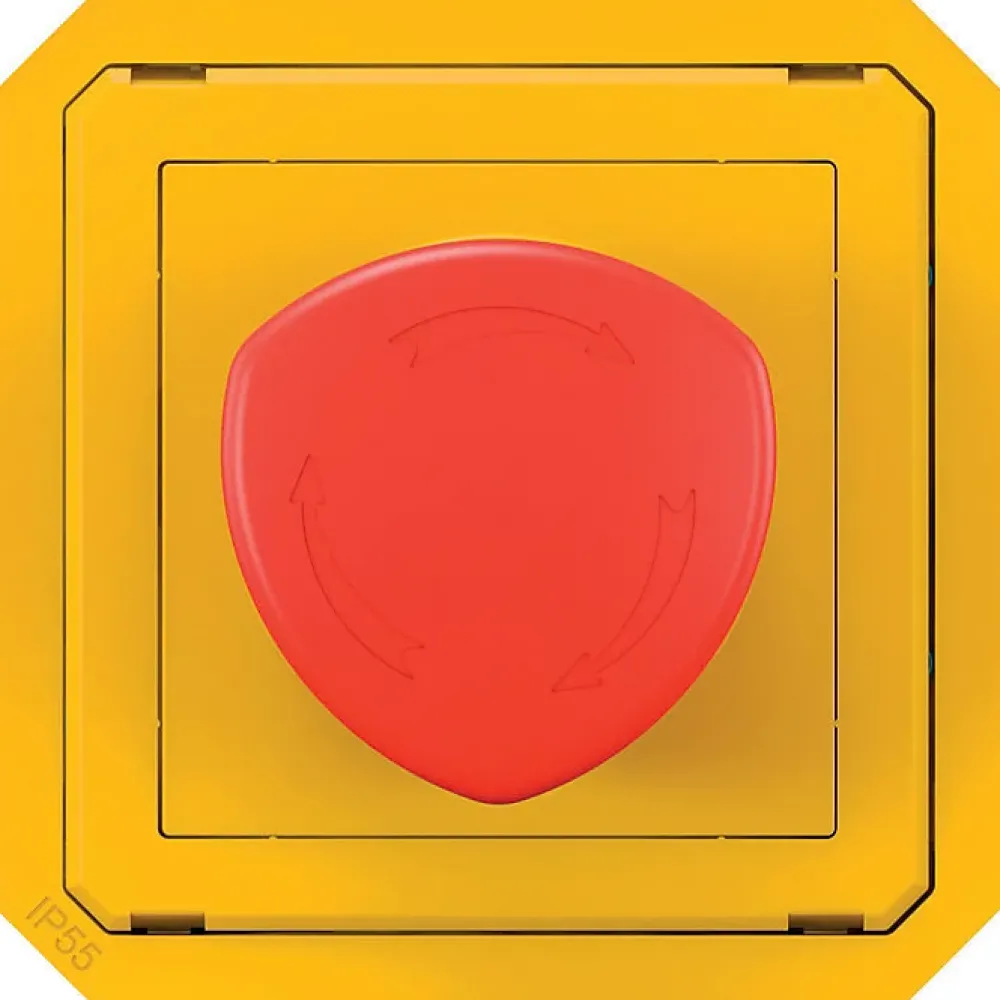 Legrand Coup de poing d'urgence - Plexo - - 1/4 tour
