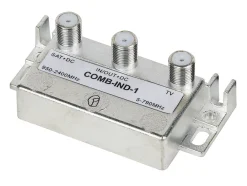 SLX Amplificateur Tv-Coupleur / découpleur TV 2 entrées UHF/SAT - Fiche F
