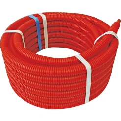 Somatherm for you Tube Et Raccord Per-Couronne PER prégainé rouge Ø20 longueur 25 mètres