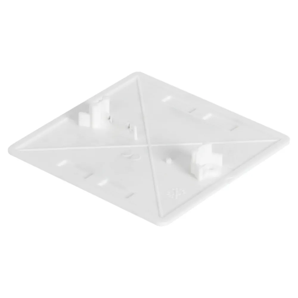 Jacobsen Couvercle de boîte de dérivation 80 x 80 mm à visser