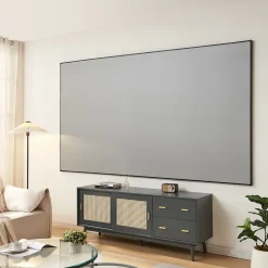 [En.Casa] Écran de projection mural Väkhoga 120 pouces Full HD 4K 8K HDR gris en.casa