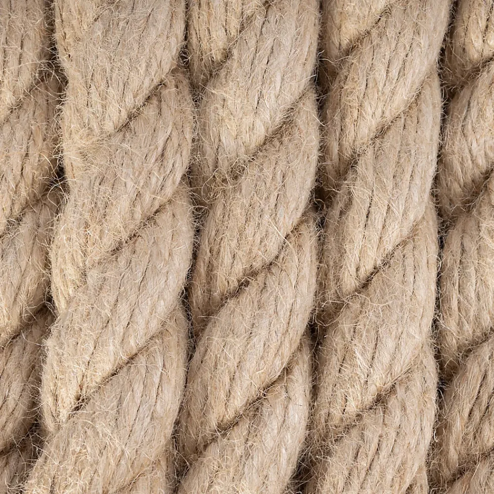Creative Deco 5m Corde de Jute Epaisseur 50mm - Personnalisation Possible Tous les 5m - Corde Solide - Torsadé Fibres Naturelles
