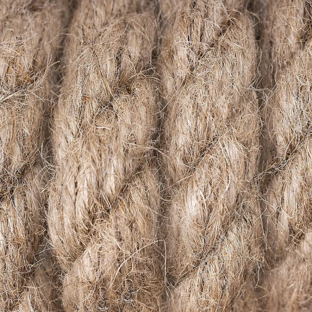 Creative Deco 15m Corde de Jute Epaisseur 24mm - Personnalisation Possible Tous les 5m - Durable - Torsadé en Fibres Naturelles