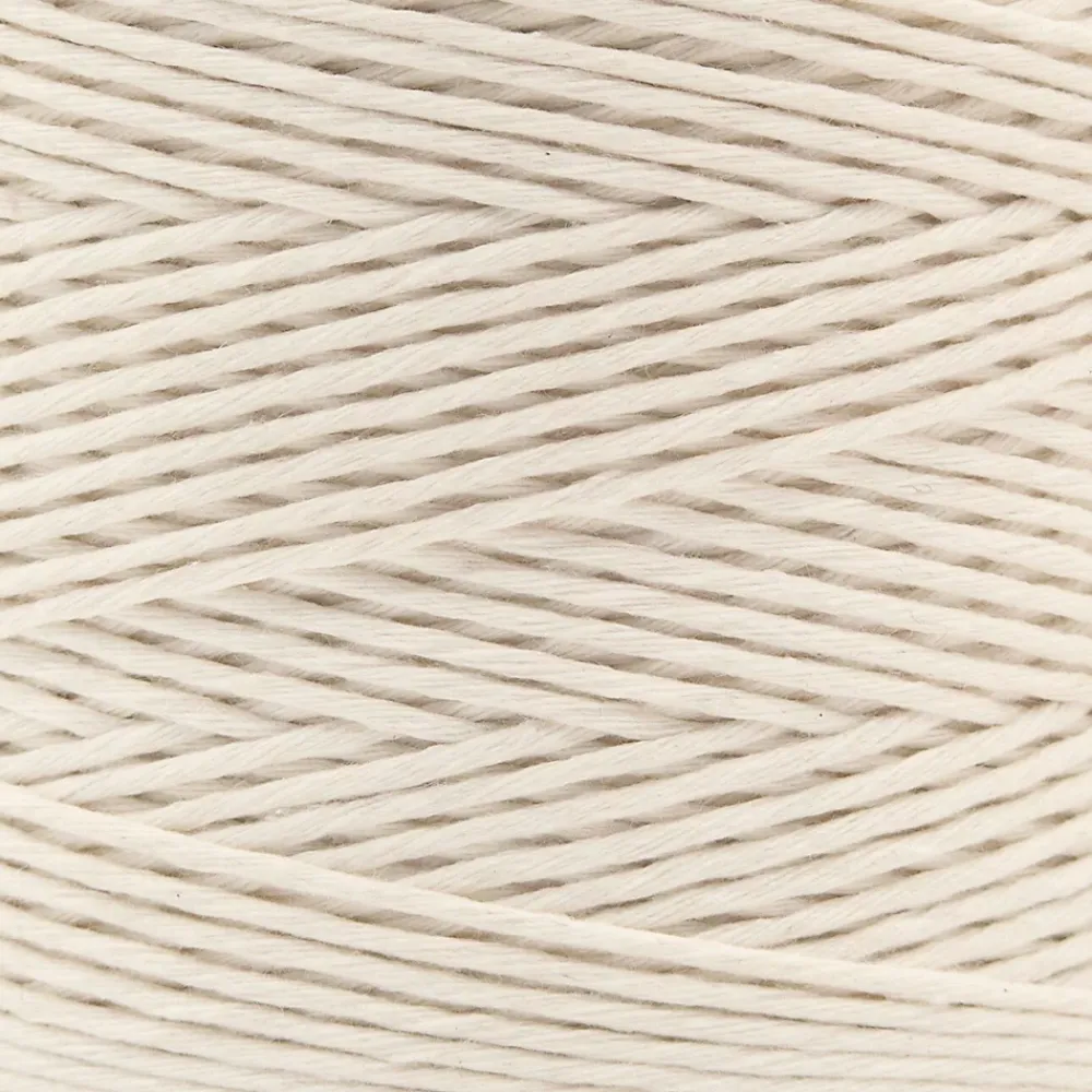 Creative Deco 3mm x 300m Corde Macramé Fil de Coton Beige - +/- 0,5 mm Épaisseur - Ficelle de 12 Plis - Cordelette Naturel