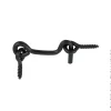 Afbat - Tb Industrie Sas Piton À Visser-Crochet de contrevent Ø5 L.120 mm + piton noir Afbat
