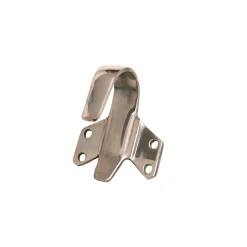 Hardwarexchange Ferme-Porte-Crochet plat Aluminium Inox AISI 304 SST