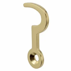 Diall Crochet plat Laiton l. 24 mm x H. 15 mm