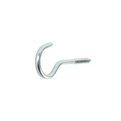Diall Crochet À Visser-Crochet rond à visser en acier zingué 35x19 mm - 250 pièces