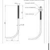 Vis Express Crosse ancrage M14X300 +3 Ecrou +2 Rondelle Acier zingué - 100 pièces