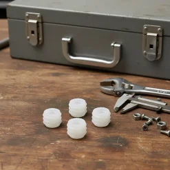 Diall Écrou-4 écrous inserts Plastique ø8 mm x L. 8 mm