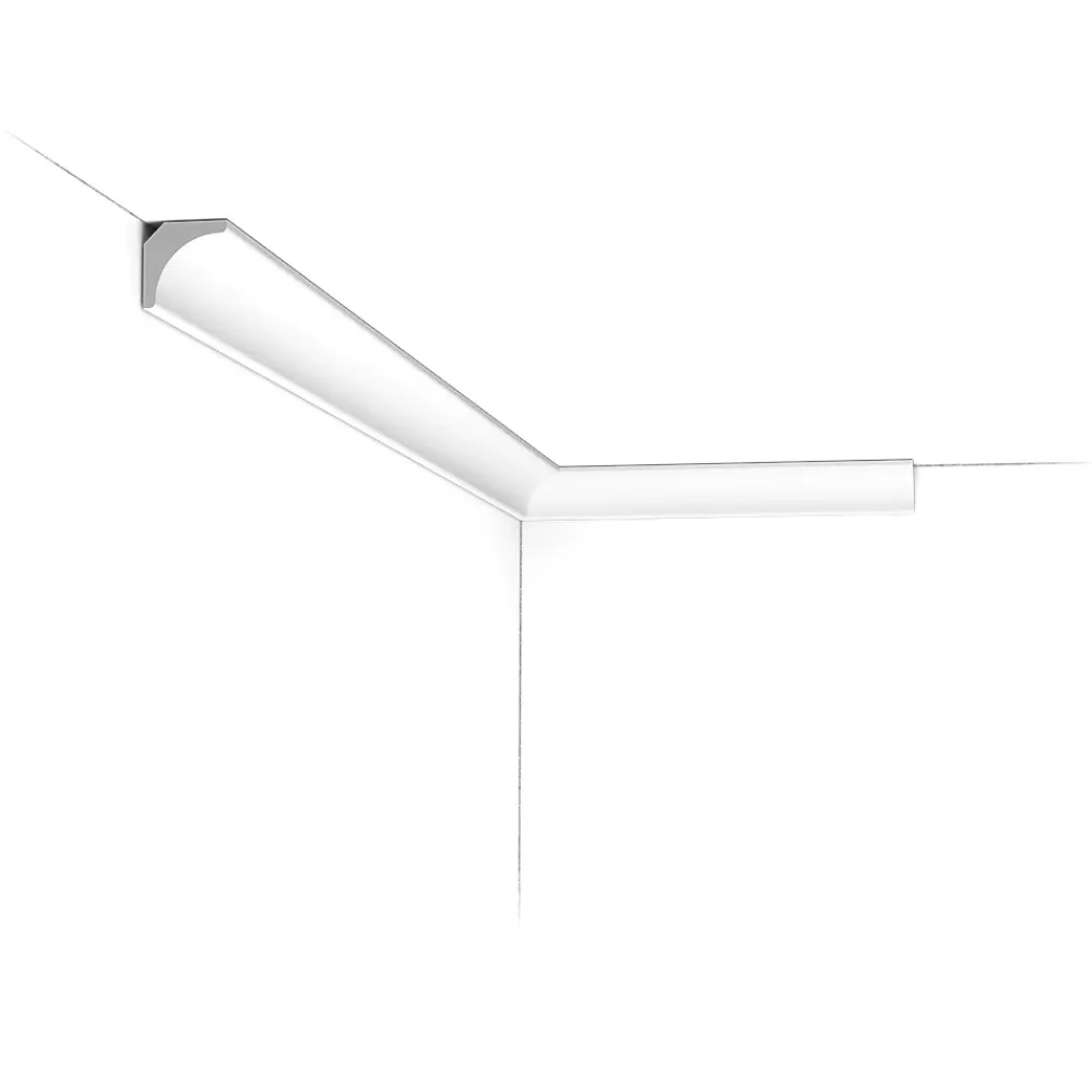 Orac Decor Moulure, Goulotte Et Plinthe-CX133 Corniche plafond - 2x2x200cm (h x p x L) - moulure décorative polymère A l'unité