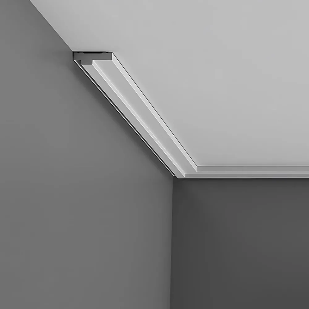 Orac Decor CX160 Corniche plafond - 1,3x4x200cm (h x p x L) - moulure décorative polymère A l'unité