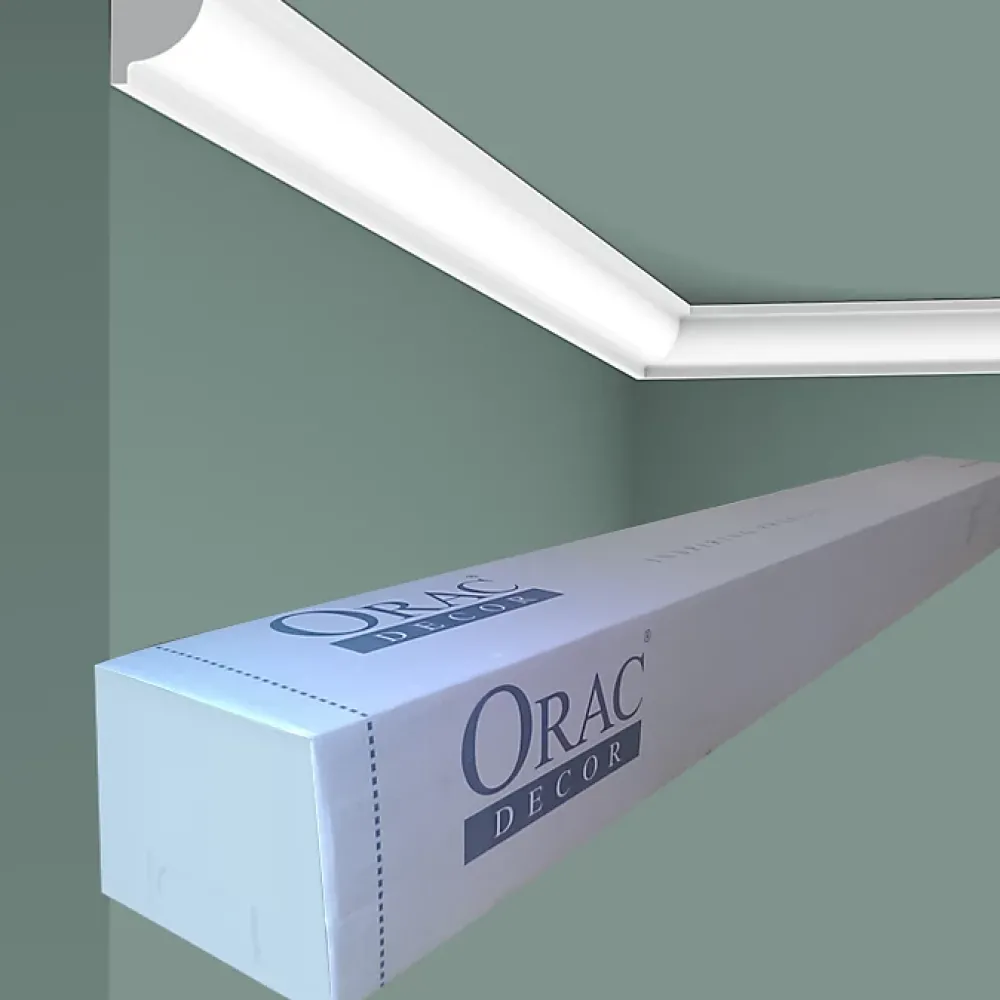 Orac Decor Moulure, Goulotte Et Plinthe-CX132 Corniche plafond - 2x2x200cm (h x p x L) - moulure décorative polymère A l'unité