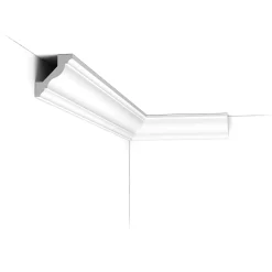 Orac Decor CX110 Corniche Plafond - 4,5x4,1x200cm (h x p x L) - moulure décorative polymère A l'unité