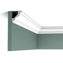 Orac Decor CX110 Corniche Plafond - 4,5x4,1x200cm (h x p x L) - moulure décorative polymère A l'unité