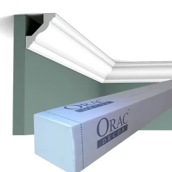 Orac Decor CX110 Corniche Plafond - 4,5x4,1x200cm (h x p x L) - moulure décorative polymère A l'unité
