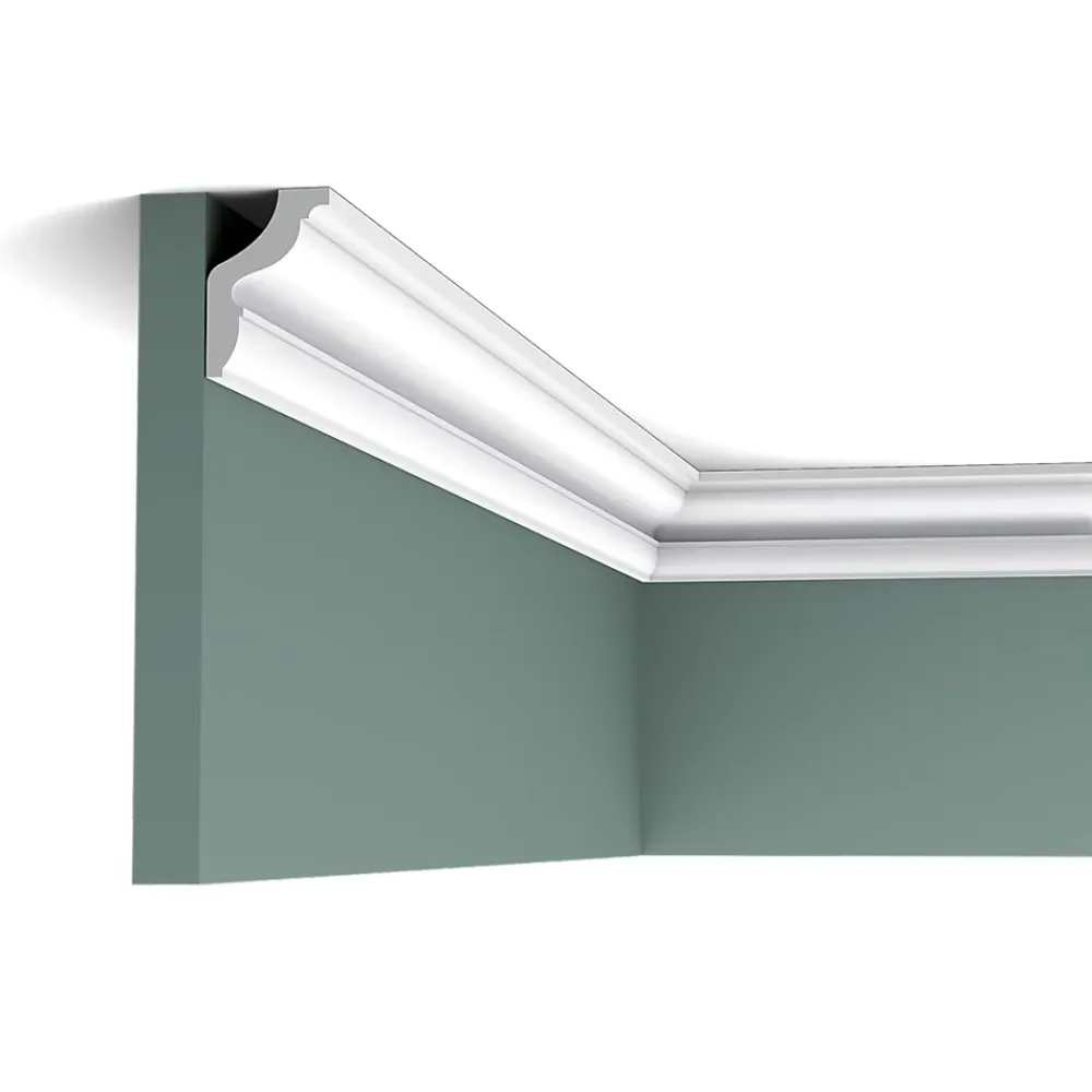 Orac Decor CX148 Corniche plafond - 4,5x3x200cm (h x p x L) - moulure décorative polymère Carton 8 pièces