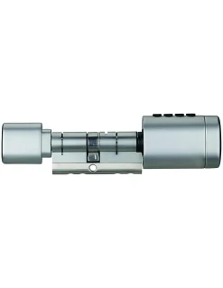 Thirard Serrure Et Gâche Électrique-Cylindre connecté Intelock STUDY, taille ajustable, argent - INTELOCK