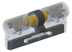 Bricard Cylindre débrayable Chifral x40 L.30x40 mm