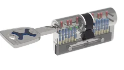 Bricard Cylindre De Serrure-Cylindre débrayable mistral à 2 entrées 30x40 mm avec clés