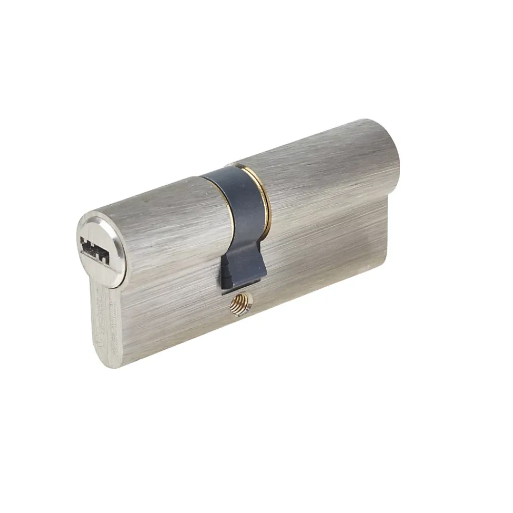 Vachette Cylindre de sécurité nickelé 30 x 40 mm